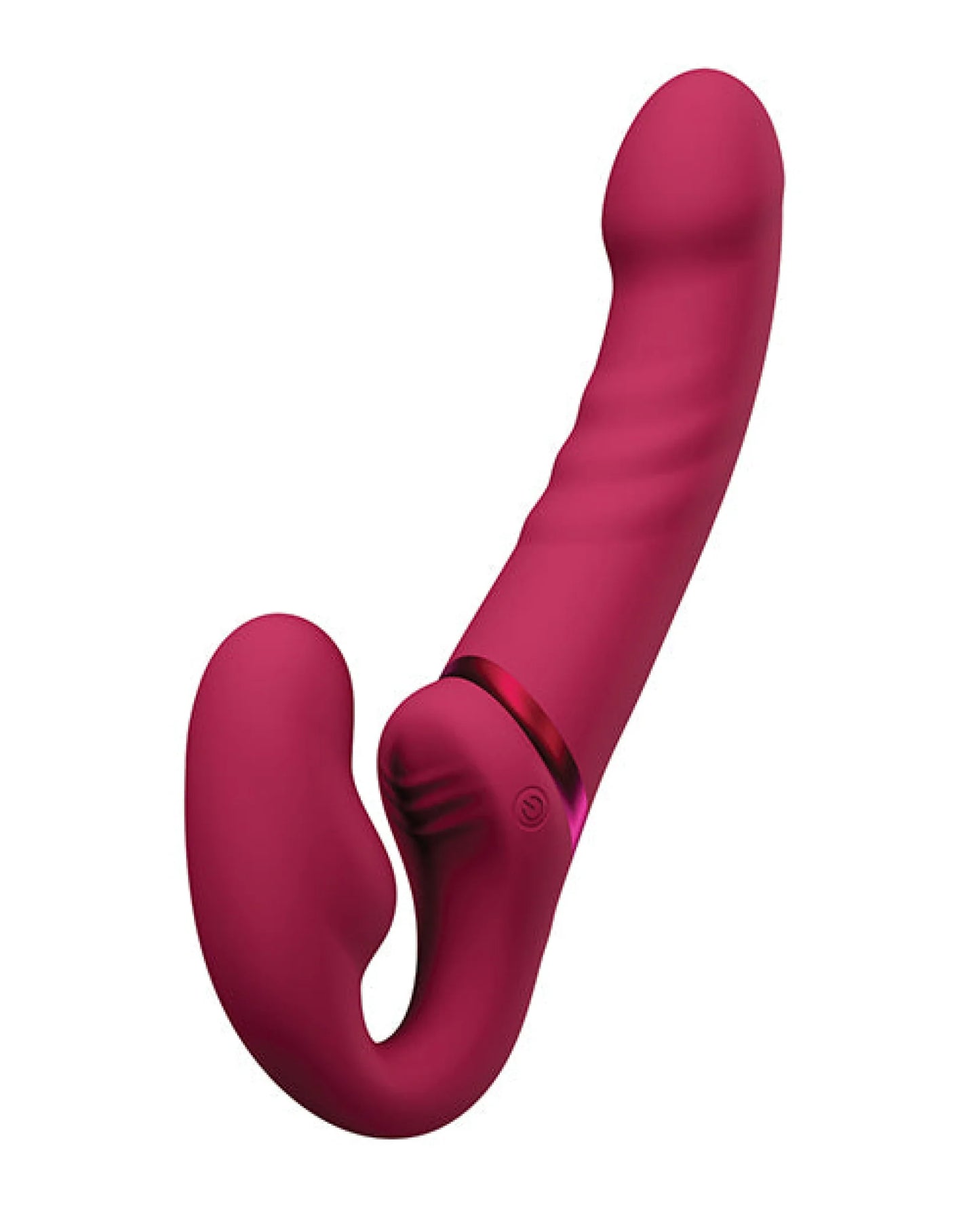 حزام Lovense Lapis Vibrating Strapless Strap On - وردي