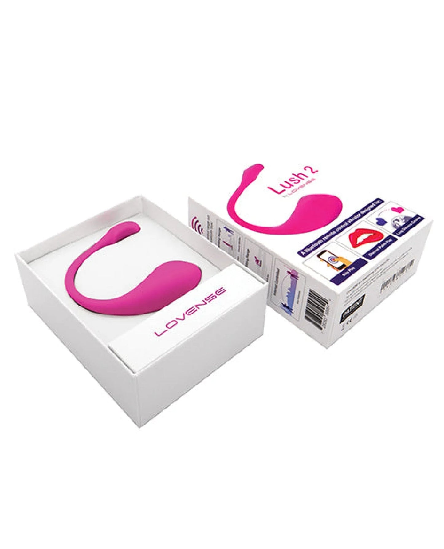 Lovense Lush 2.0 Sound Activated Vibrator - Pink